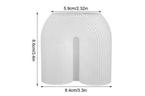 MOLDE SILICONA ARCO RAYADO O TIPO U