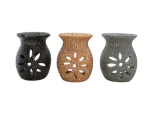 HORNILLO TEXTURA CON FLOR 8CM